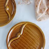 Set of 2 Gien asparagus plates