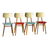 4 chaises Ton, 1960