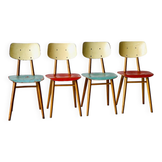 Vintage Ton Chairs, 1960’