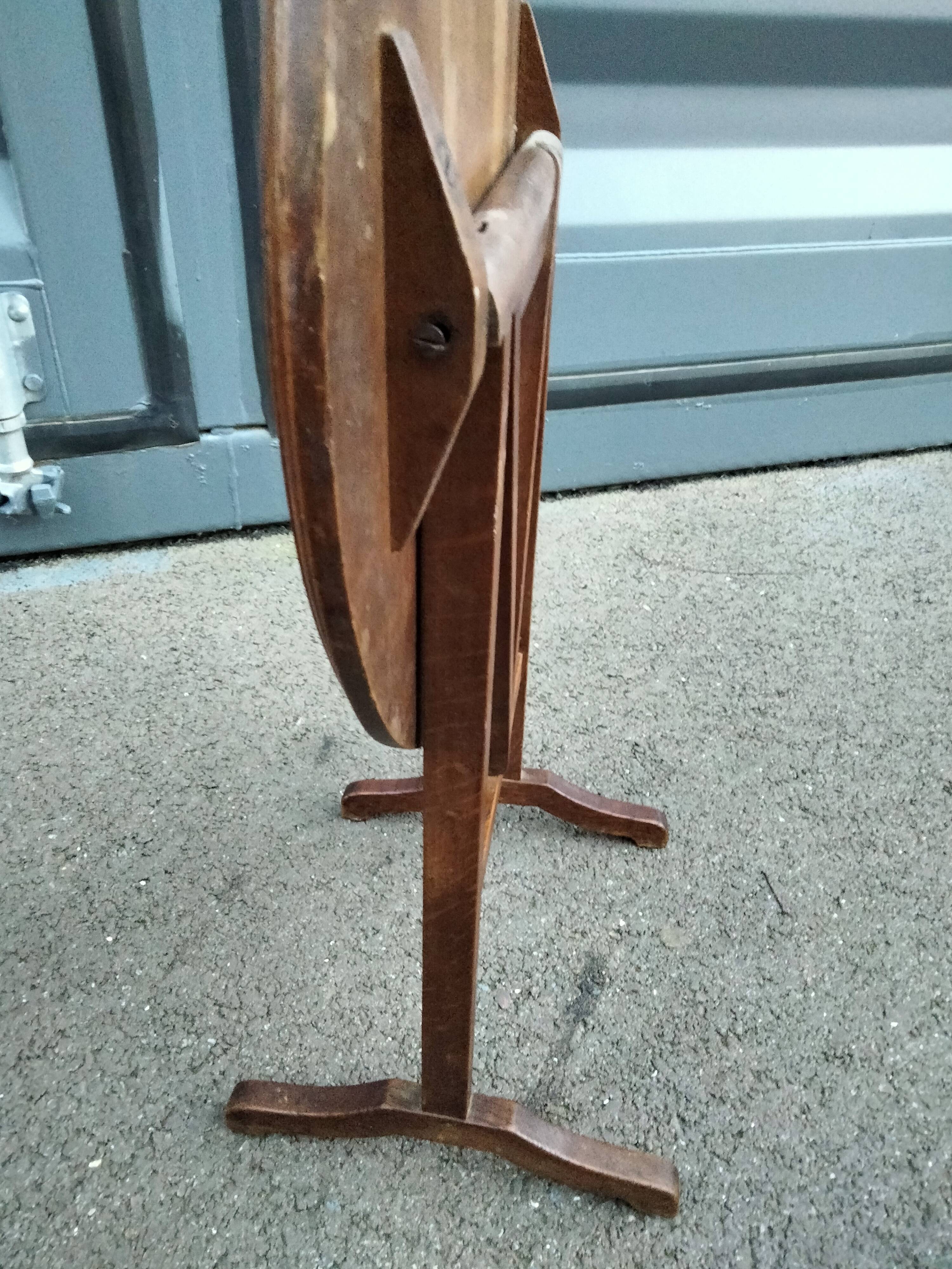 Pair of antique wooden bedside tables side table
