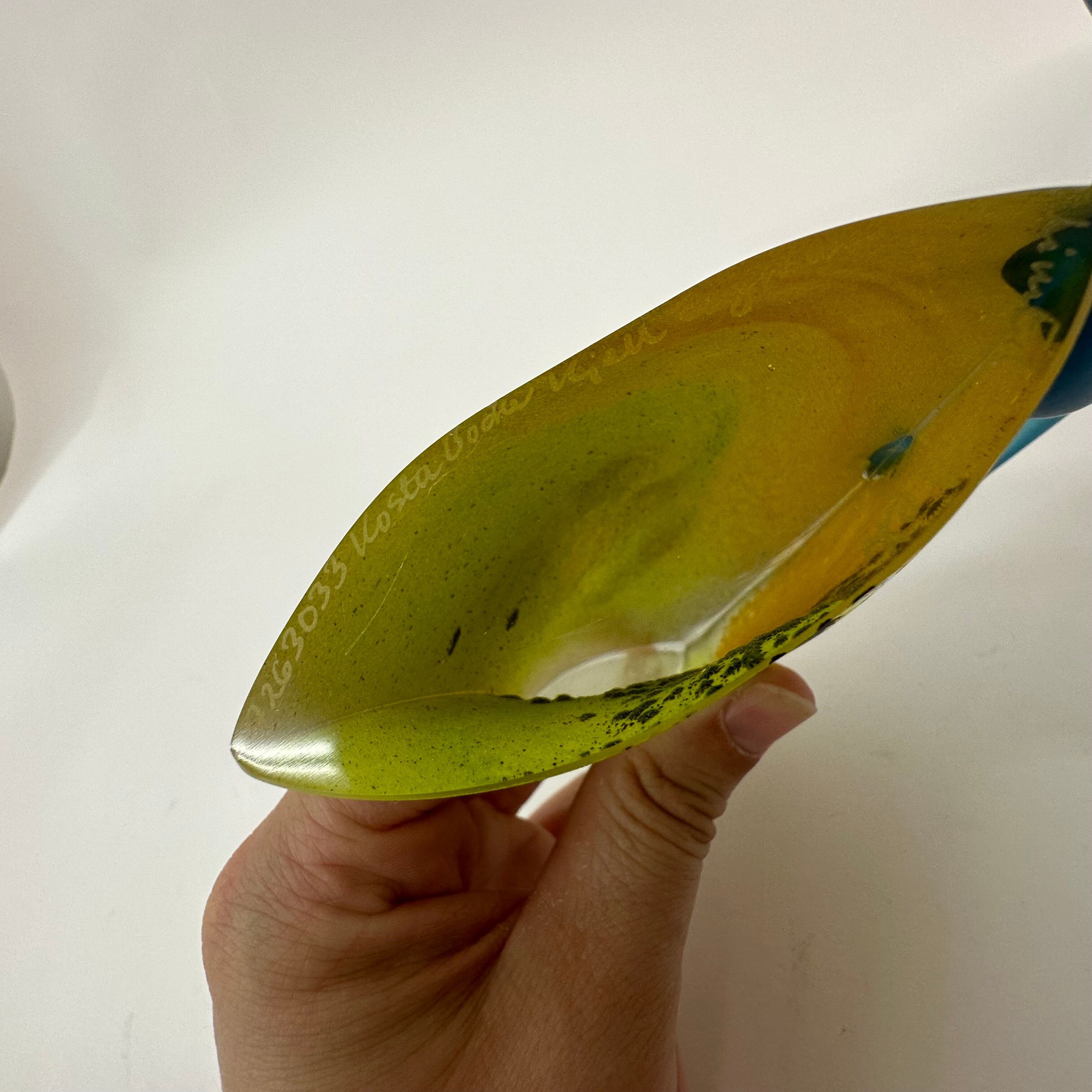 Kjell Engman for Kosta Boda Sweden Tea pot and mug Art glass , 1980's