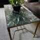 Art Deco coffee table in green marble – An elegant and refined piece.