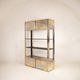 Paul Evans Cityscape Brass and Stainless Steel Bookcase, First Series, 1971