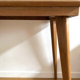 Side table with compass legs