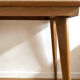 Side table with compass legs