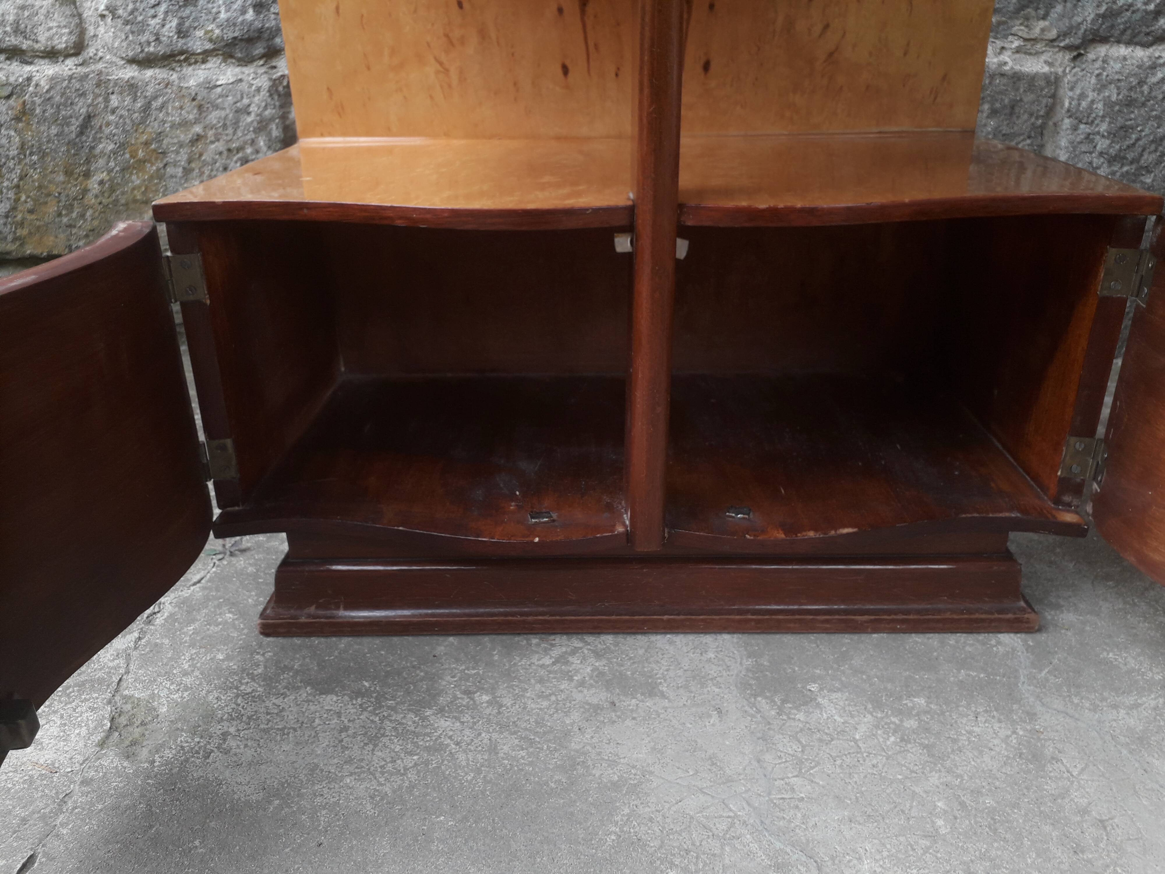 Pair of art deco bedsides