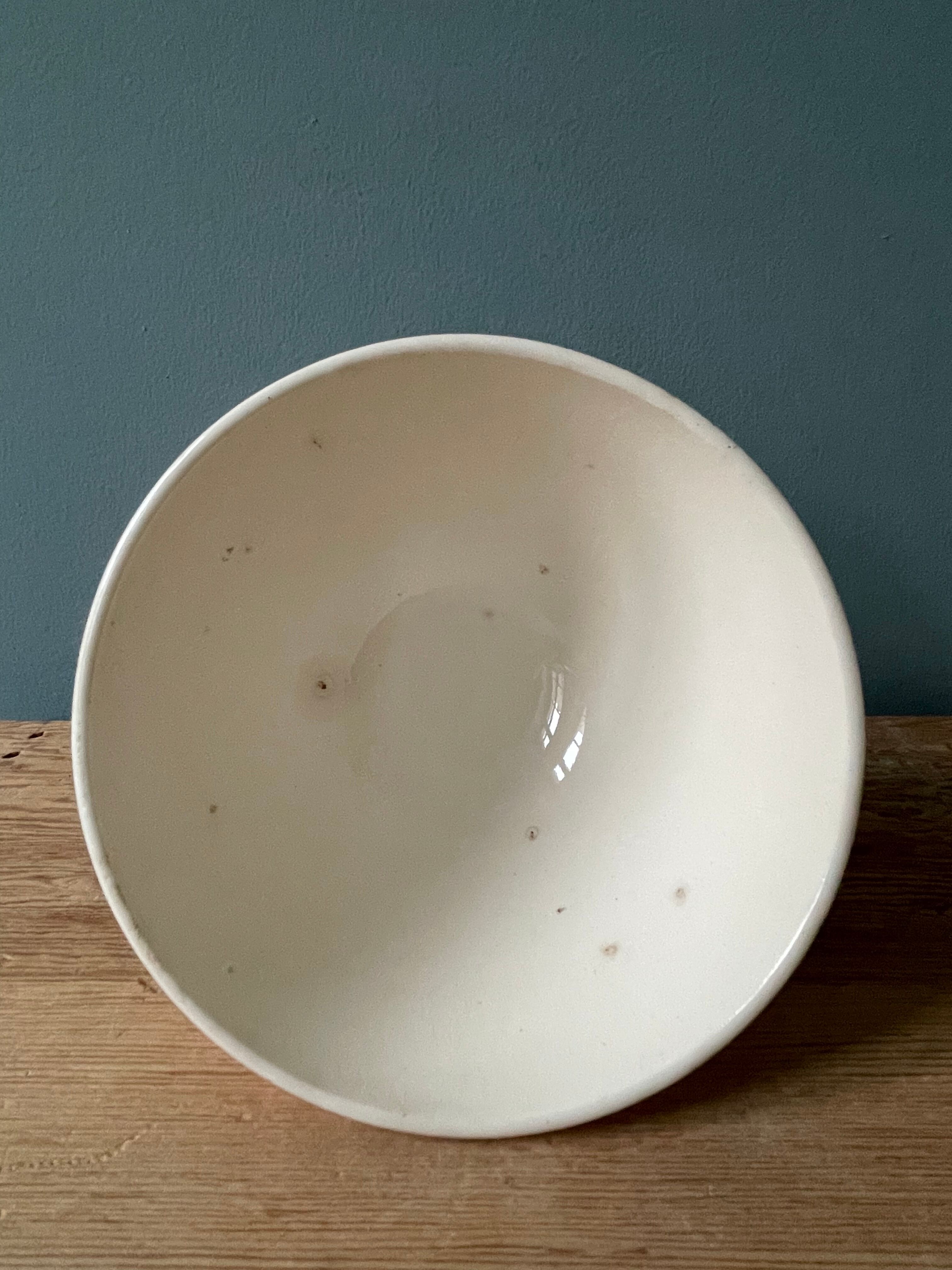 Set of 5 vintage badonviller earthenware bowls