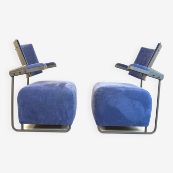 lot de 2 fauteuils lounge Oscar par Harri Korhonen, Inno Interior Oy