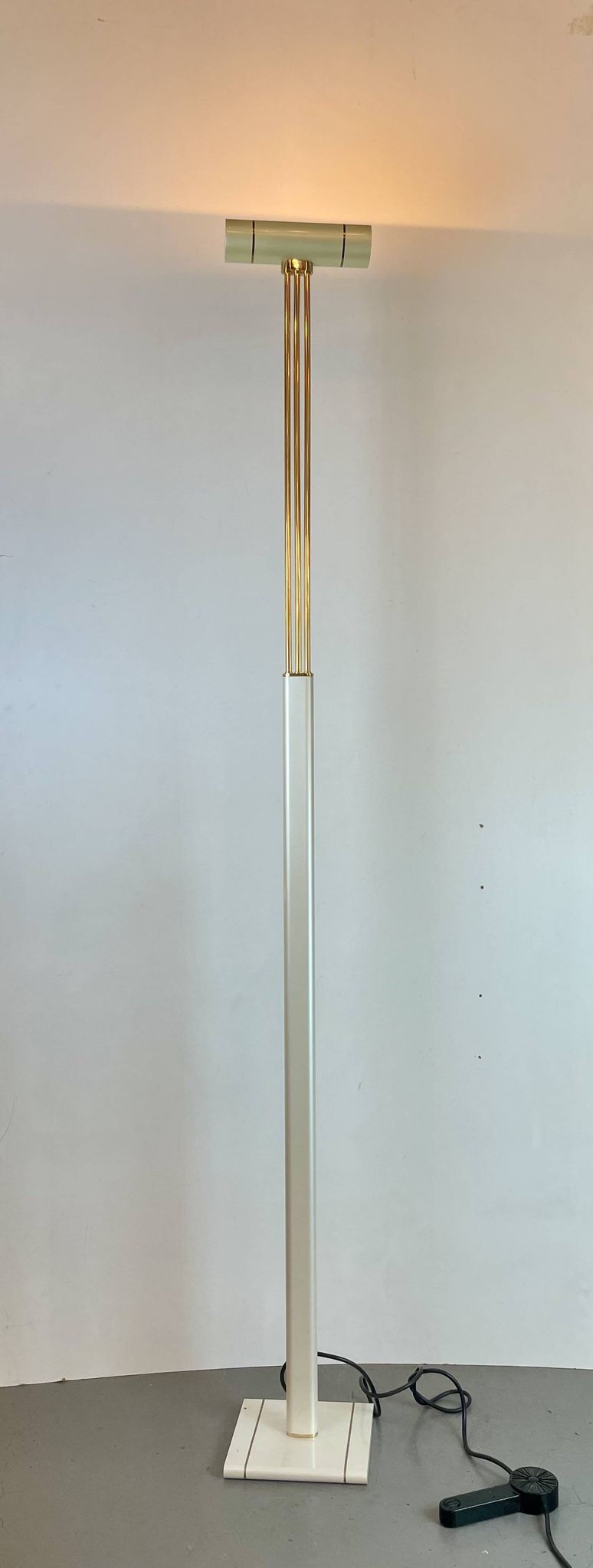 Lampadaire Hollywood Regency, Italie, années 1980