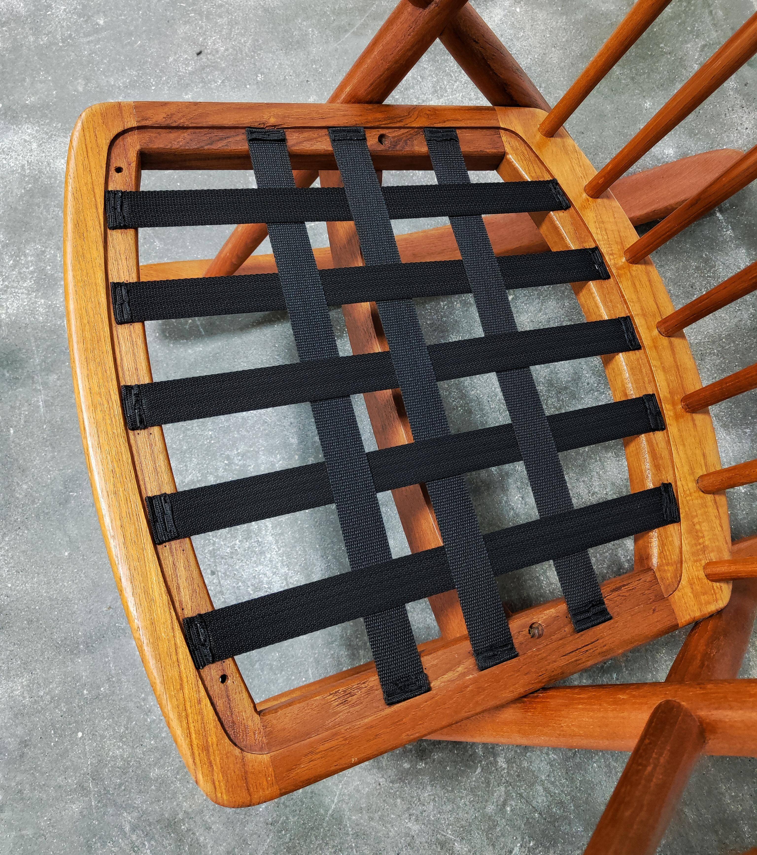 Teak rocking chair MCM Model 182 by Frank Reenskaug for Bramin