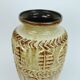 1960s 70s bay keramik VASE floorvase 72 40 beige and brown relief pattern