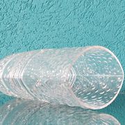 Vintage Structured Glass Vase by Willem Heesen for Leerdam Glass Factory
