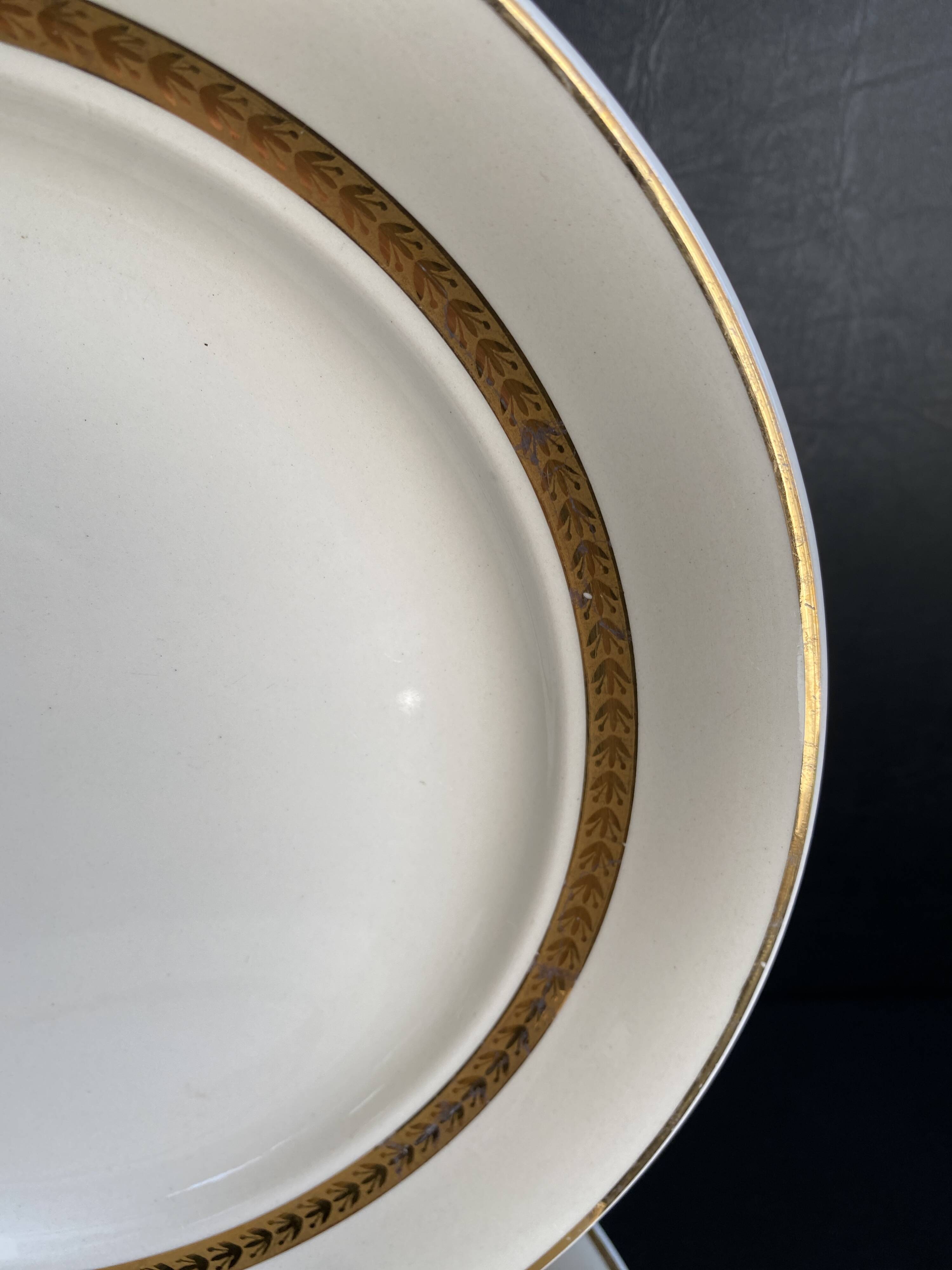 2 Vintage Plates Villeroy & Boch Mettlach - Economic Union France-Sarr