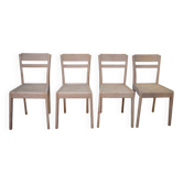 Lot de 4 Chaises Stella 1940