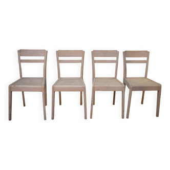 Lot de 4 Chaises Stella 1940
