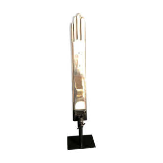 Form of Glover in chromed metal 1940 man hand