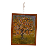 Huile sur toile «Arbre d'automne» par Olle Nilsson