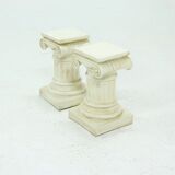 Neo classical plaster pedestal plant table 1980s