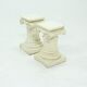 Neo classical plaster pedestal plant table 1980s