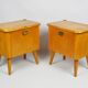 Pair of bedside tables, 1970s