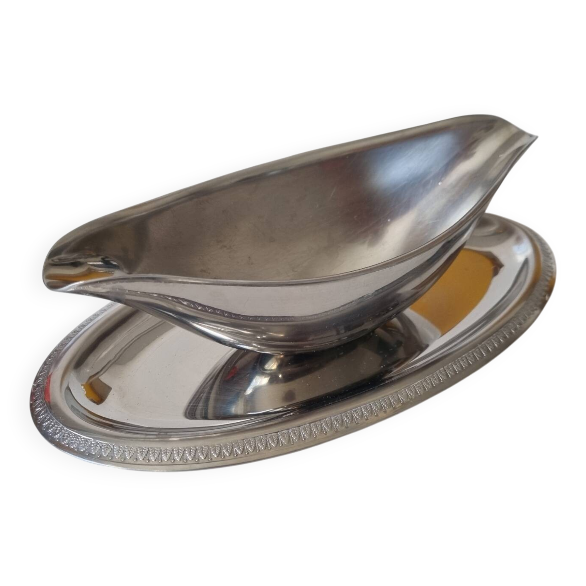 Stainless steel sauce boat, 1980