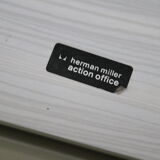 'Action office desk'  in walnut  designed by George Nelson  for Herman Miller - US - 1960's