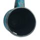 Blue speckled ceramic jar