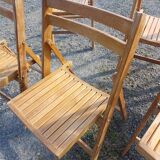 Set of 6 folding chairs