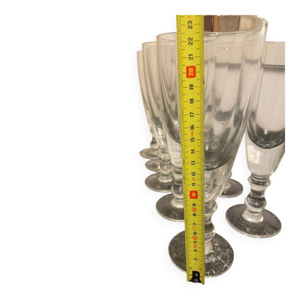 Grands Verres lot de 9 Anciens
