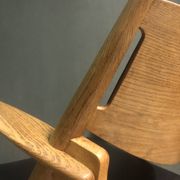 CH28 Sawbuck Lounge Chair by Hans Wegner for Carl Hansen & Søn, 1950s