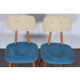 Suite de 4 chaises vintage éditées par Ton, 1960