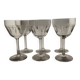 6 Art Deco water glasses