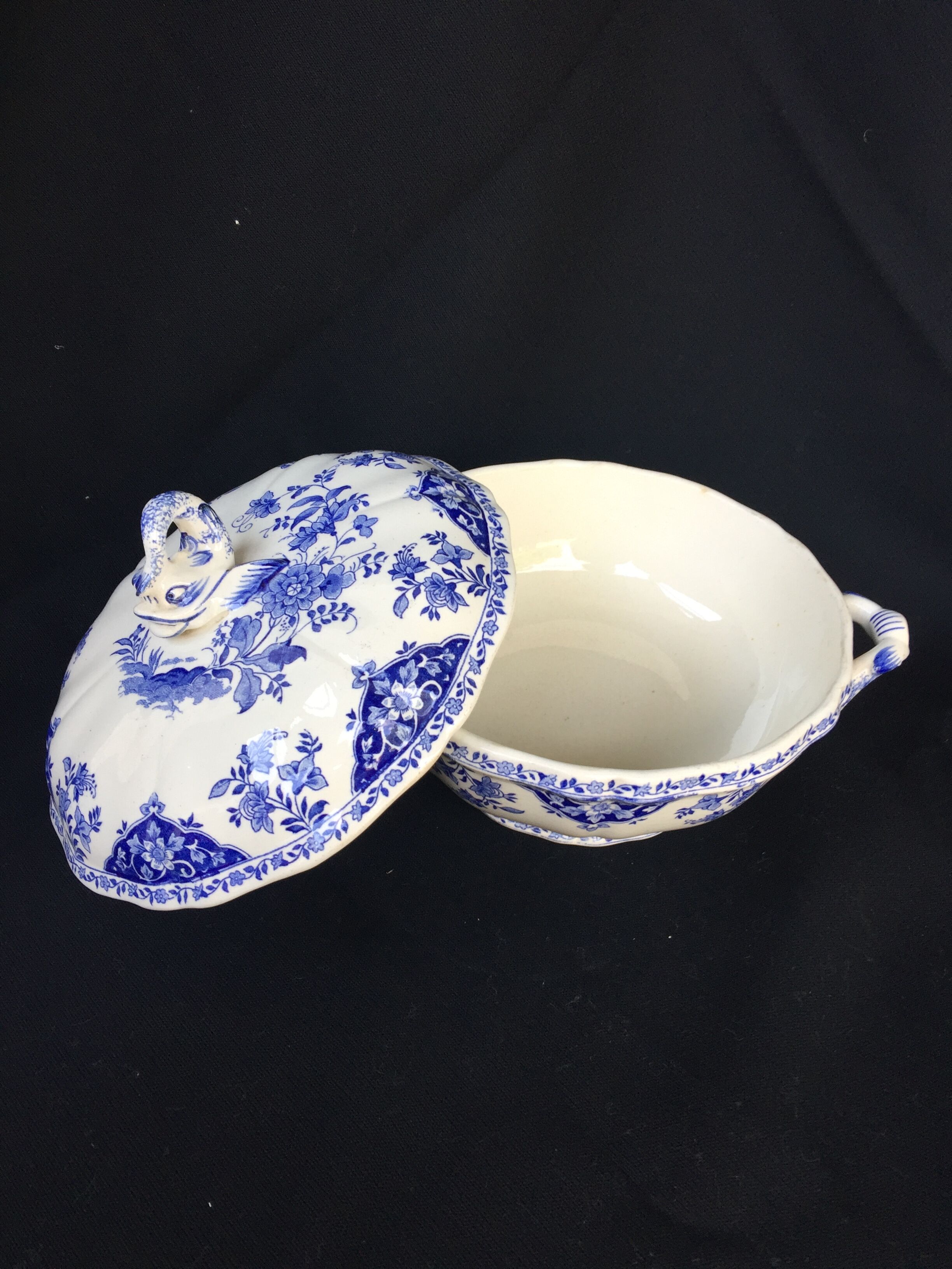 Soup bowl in Gien earthenware