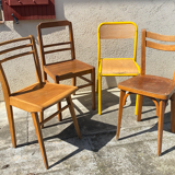 Set of 4 mismatched chairs
