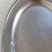 Vintage serving dish Rémy Letang silver-plated - Stylised border