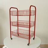 Vintage rolling dessert trolley