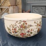 Cache pot en porcelaine signé Choisy-le-Roi