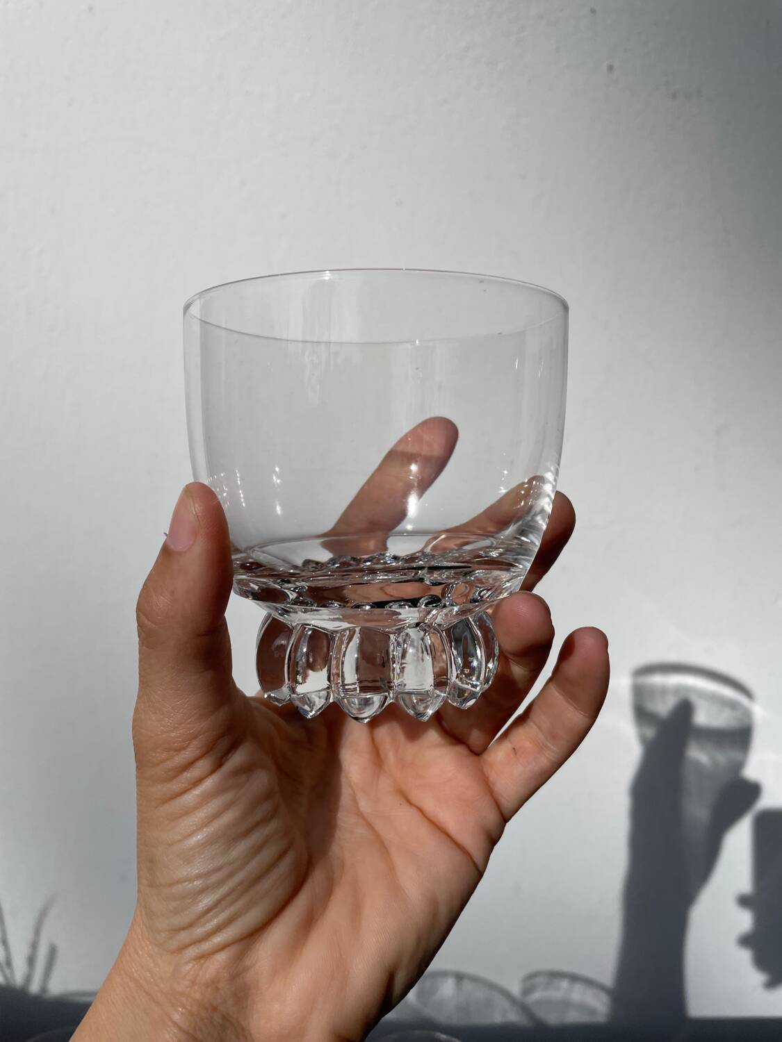 6 crystal glasses