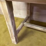 Table de ferme bois brut
