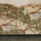 Canapé George Smith Signature Scroll Arm en velours