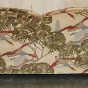 George Smith Signature Scroll Arm Velvet Sofa