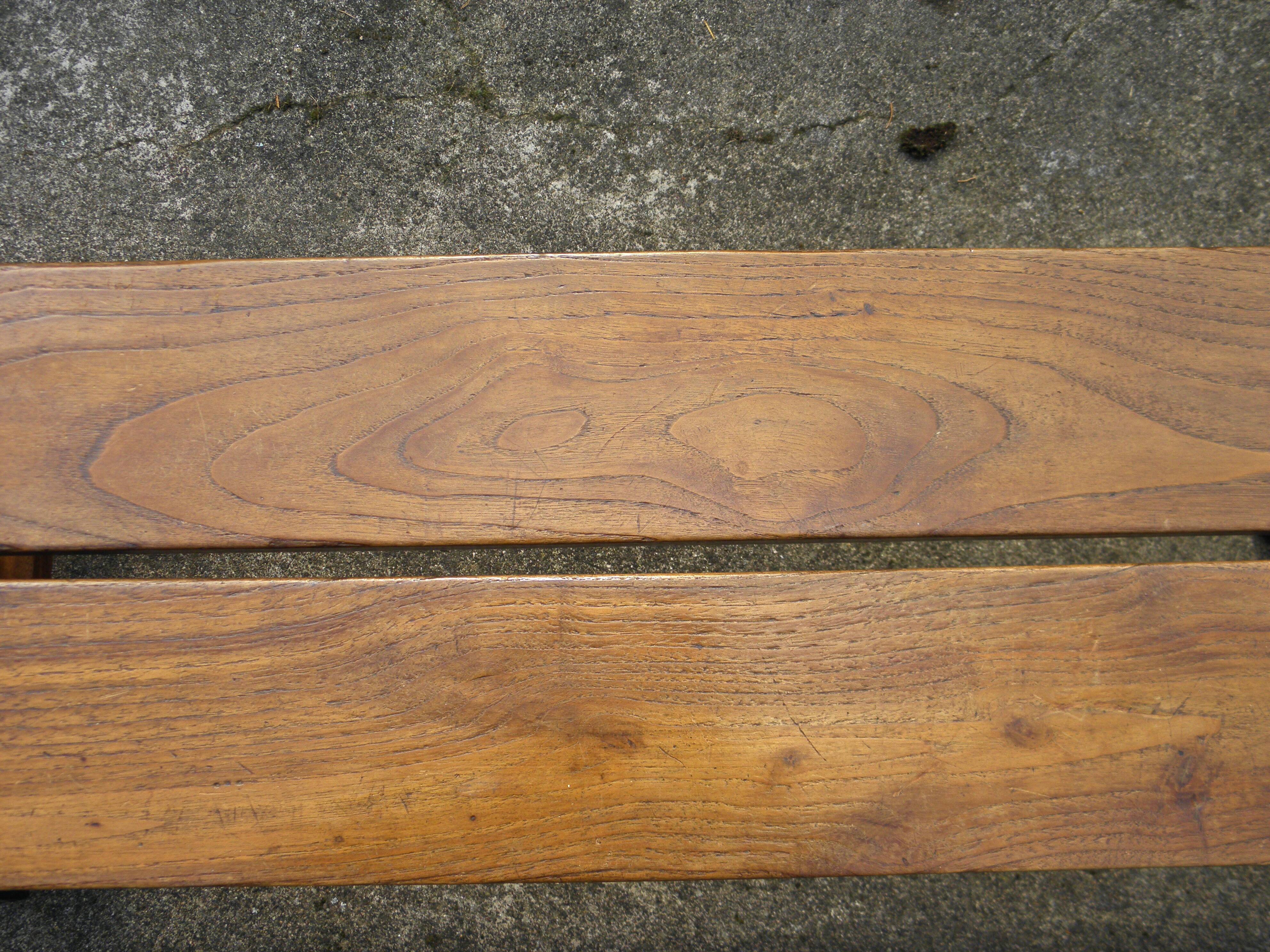 Pair of farmhouse benches 165 cm