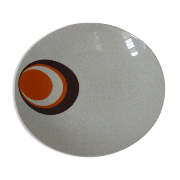 Plat creux en porcelaine blanche