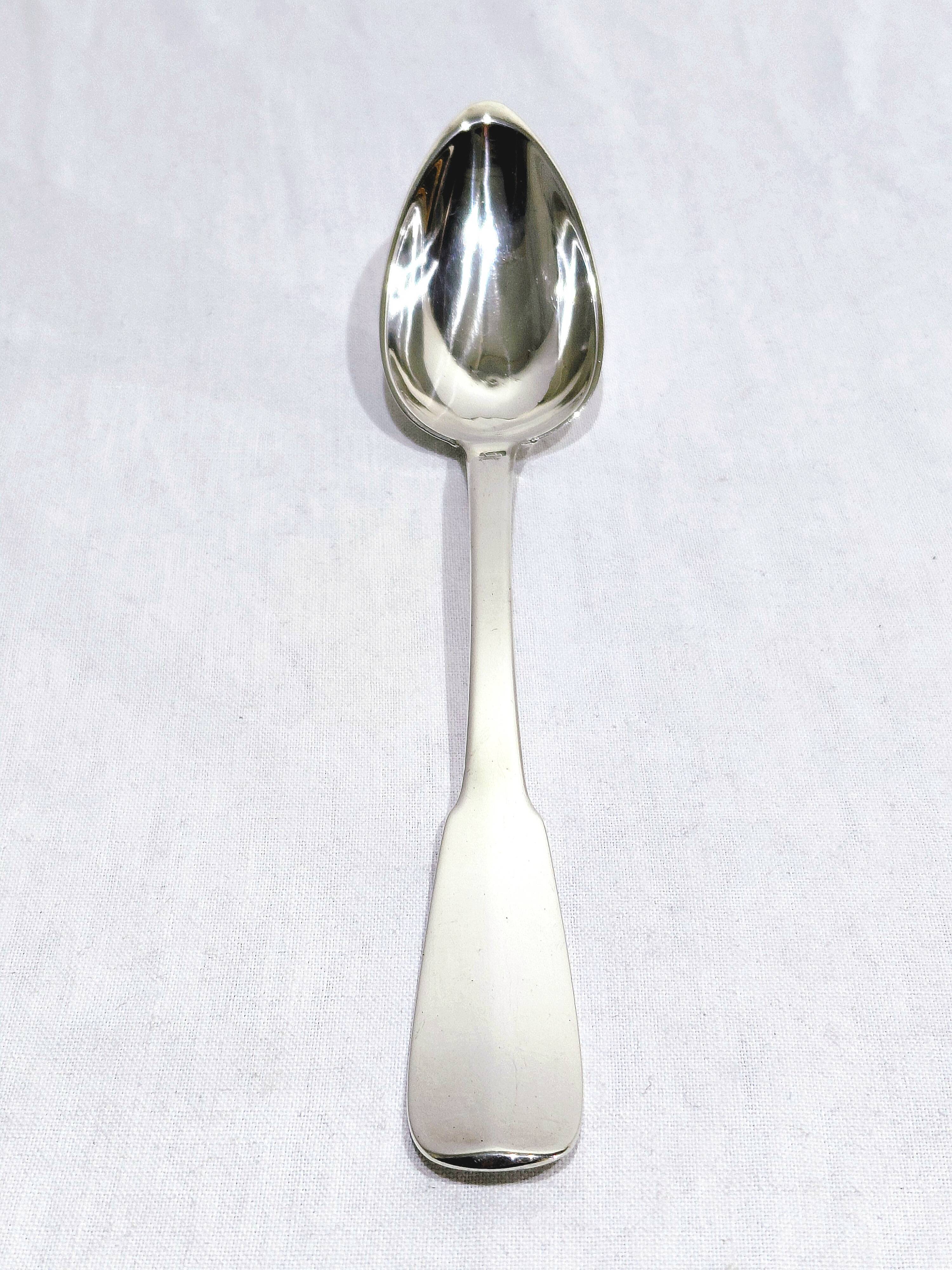 Silver stew spoon Vieillard