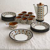 Boch service La Louvière walnut model