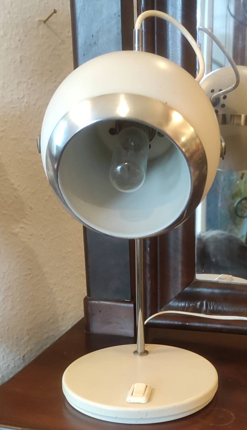 Lampe Aluminor Eye Ball articulée et réglable, années 1960