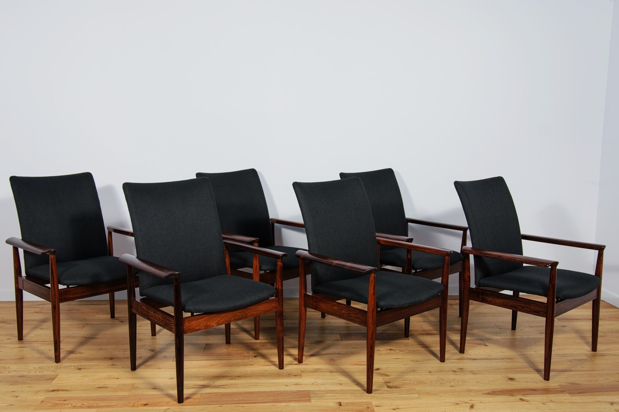 Armchairs model 209 Diplomat by Finn Juhl for France & Søn, 1960s, Set of 6