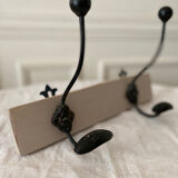 Hook 2 branches wood and metal