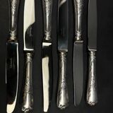Set of 6 Christofle Marly cheese knives – 19 cm