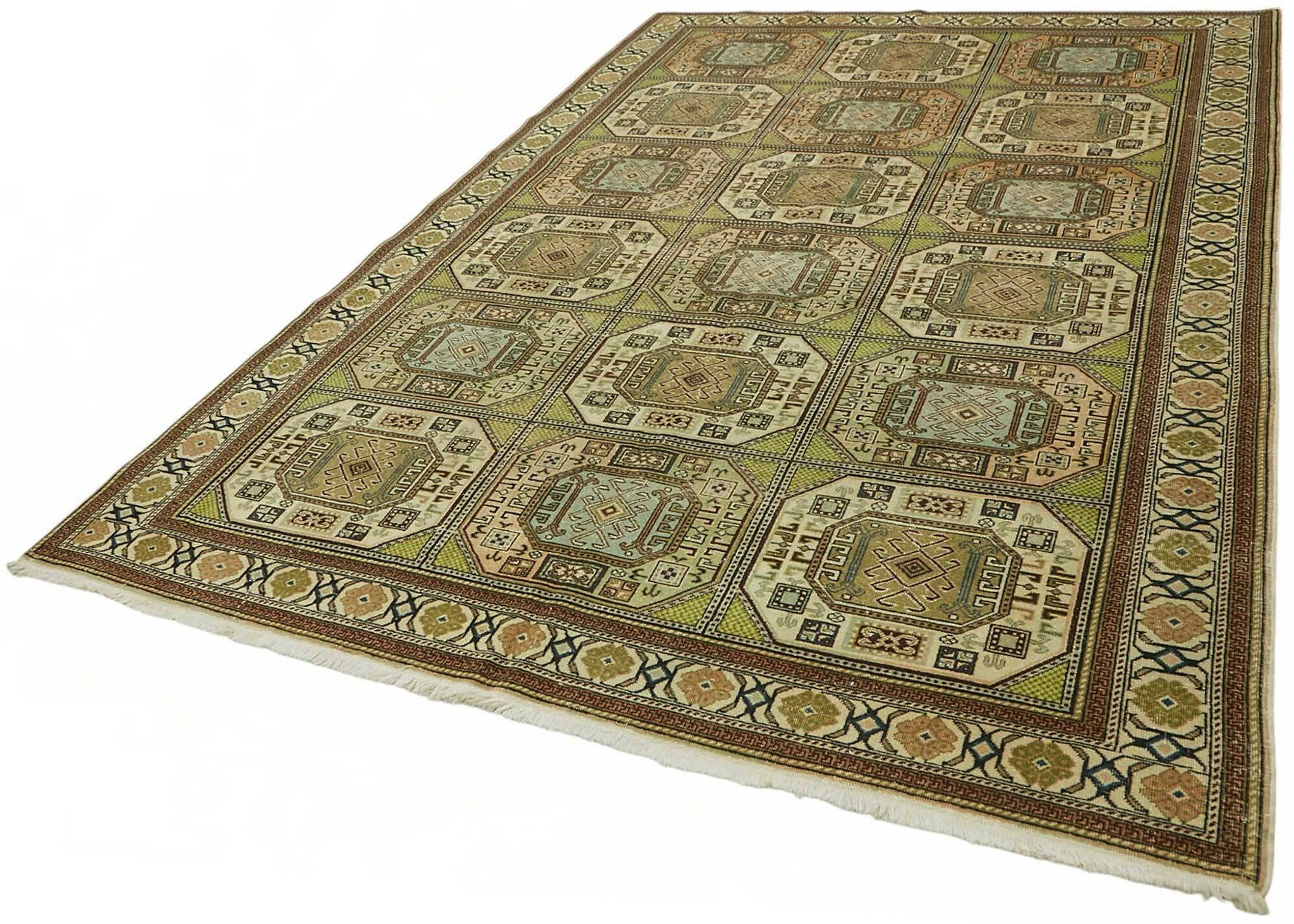 Tapis vintage en laine turque Kayseri 200 cm x 292 cm